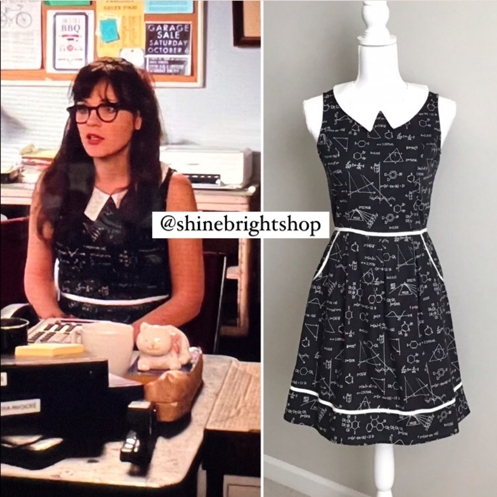 Vintage Retro Style Dress ASO Jessica Day in New Girl
